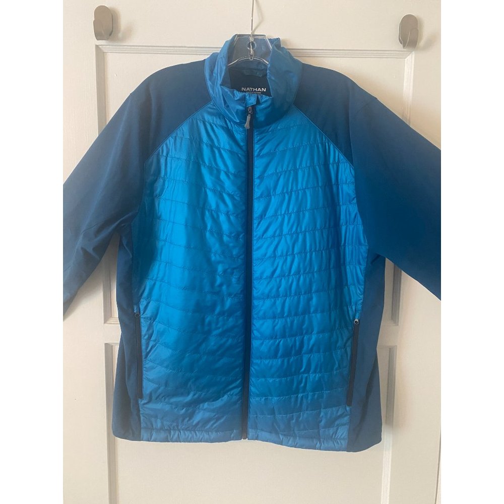 Nathan Men's Navigator Hybrid Jacket | Size L | Blue
